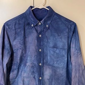 J.Crew Custom Indigo Dyed Button Down